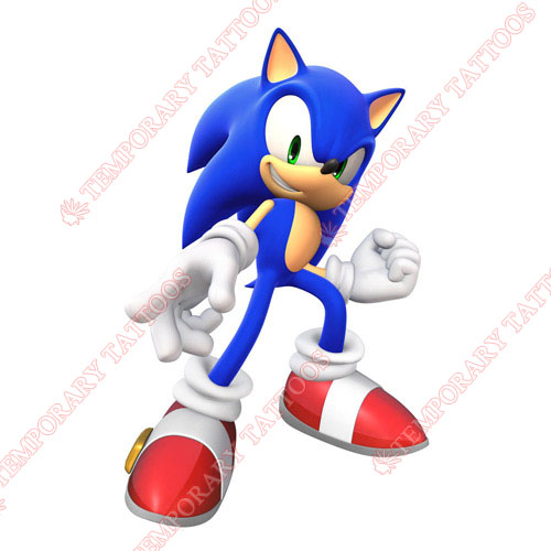 Sonic the Hedgehog Customize Temporary Tattoos Stickers NO.5343